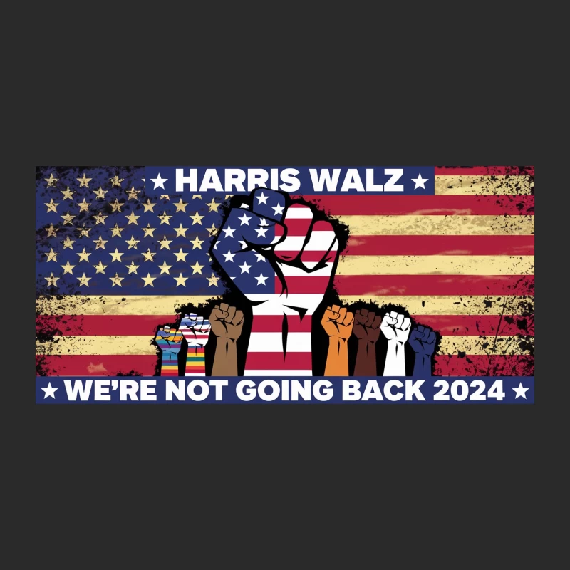 Diverse Unity in 2024 American Political Campaign Baseball Cap