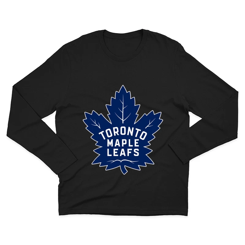 Toronto Maple Leafs NHL Hockey Team Logo Male Long Sleeve T-Shirt