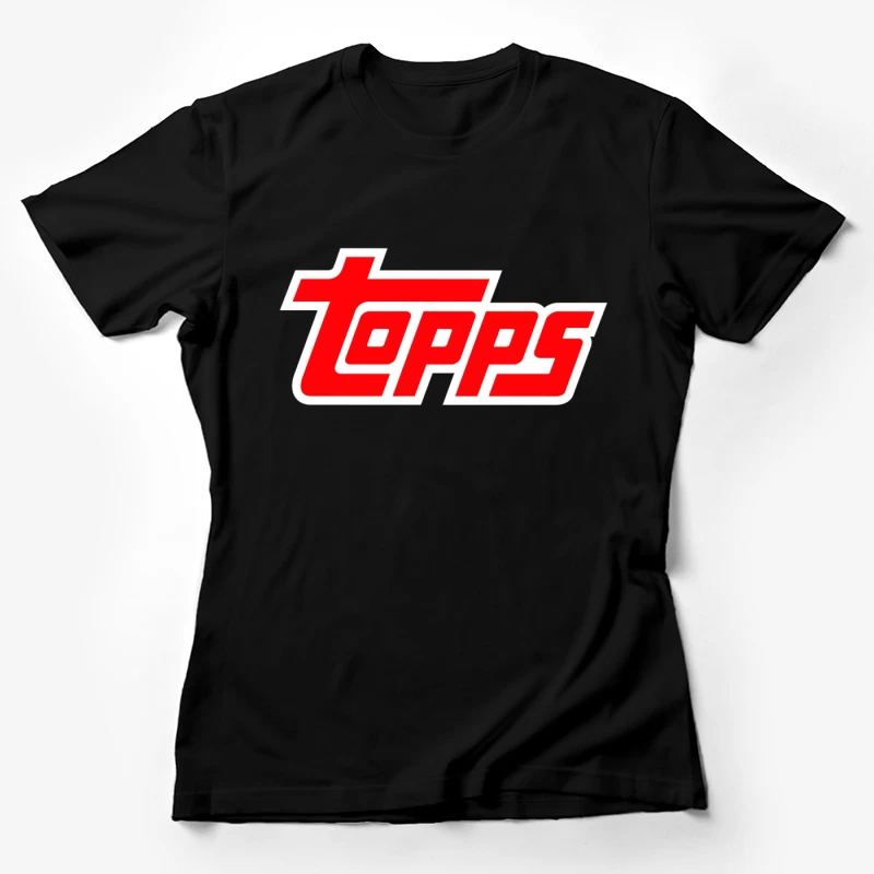 Topps Baseball Vintage Style Female T-Shirt