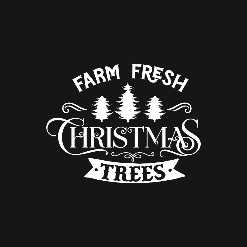 Affiche de vente d'arbres de Noël frais Homme Manches Longues T-Shirt