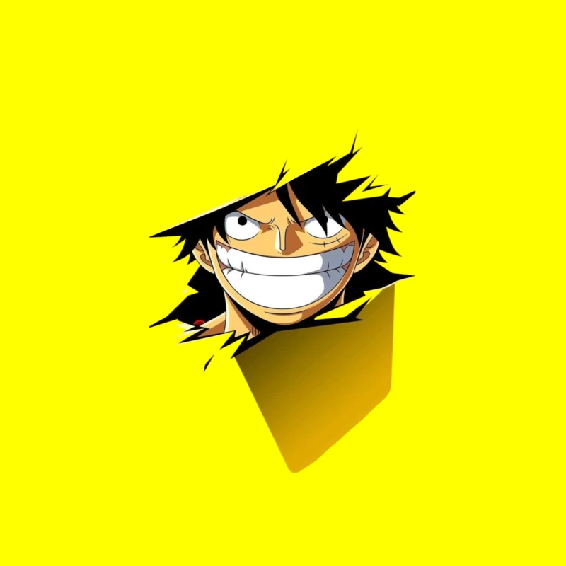 Excited Anime Character from One Piece Mouse Pad