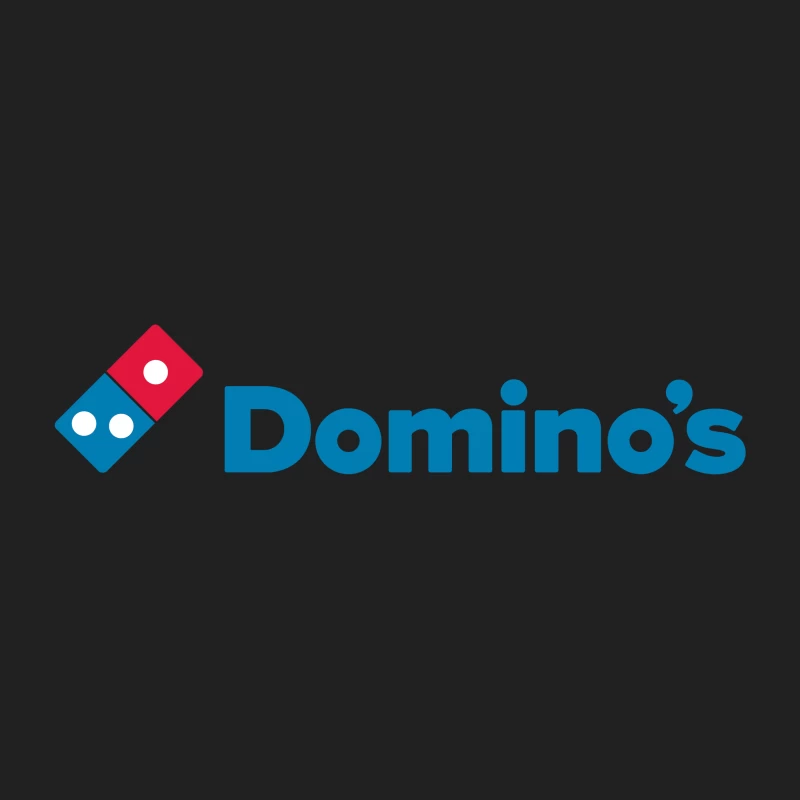 Domino's Pizza Corporate Logo in Blue and Red Bucket Hat