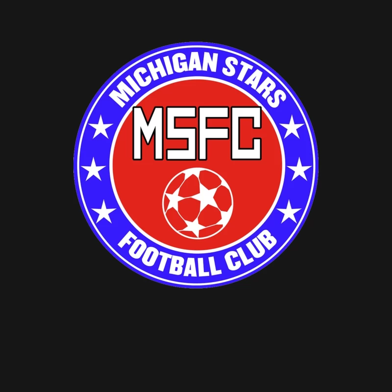 Michigan Stars Football Club Soccer Team Logo Male Long Sleeve T-Shirt