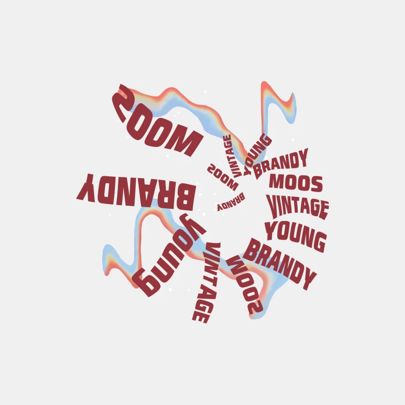 Kreatives Textdesign mit dynamischen Formen Herren Tanktops