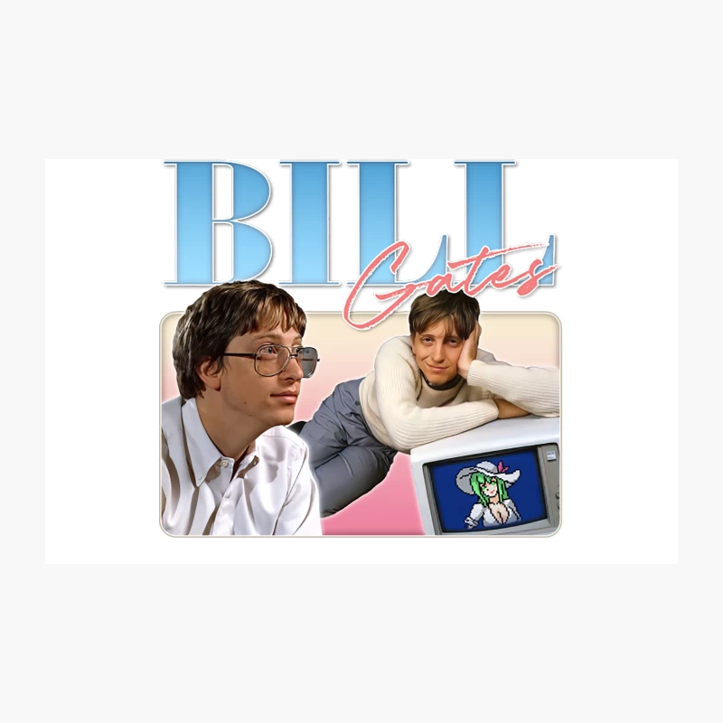 Bill Gates  Retro Aesthetic Fan Design Travel Mug