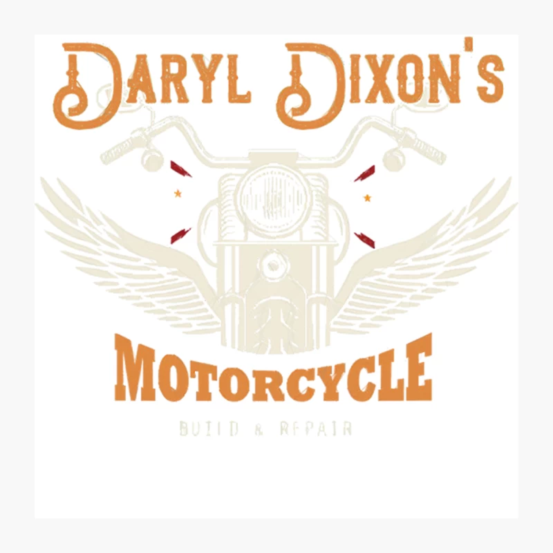 Daryl Dixon_s Motorcycle Repair Pin