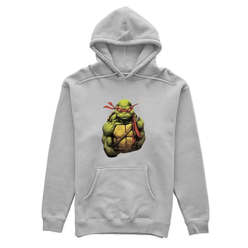 Cool Cartoon Ninja Turtle Character Female Pullover Hoodie