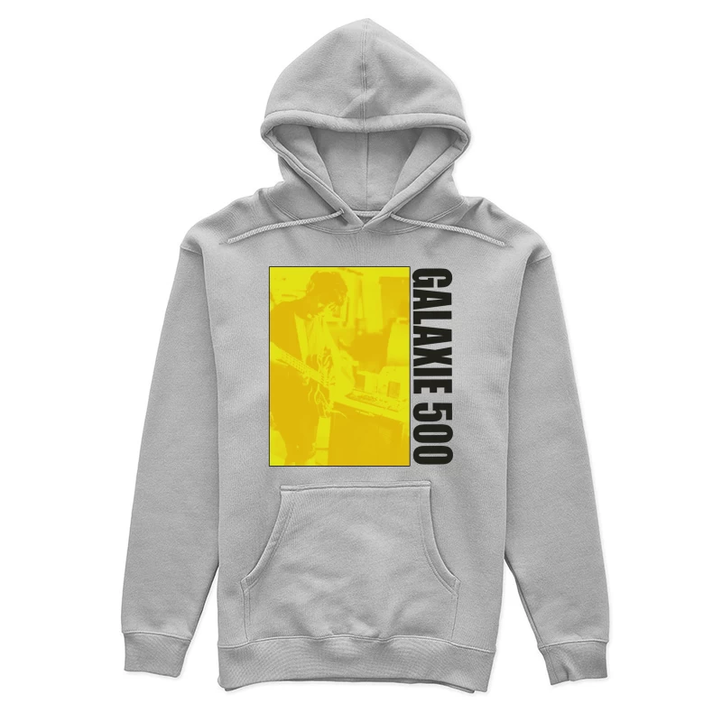 Galaxy 500 Yellow-Filtered Album Cover with Guitarist Female Pullover Hoodie