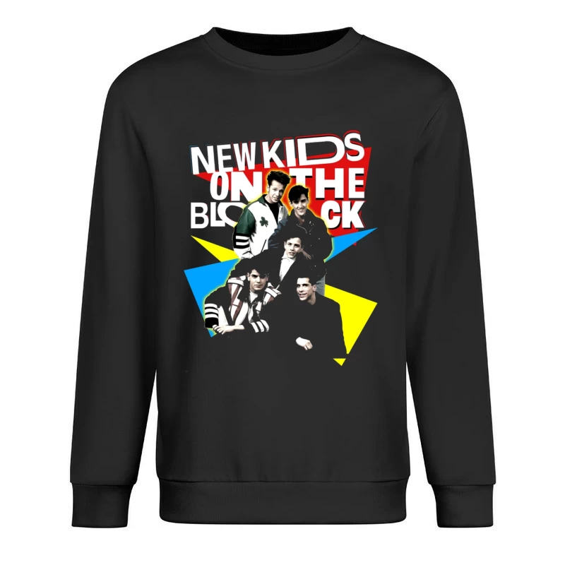 New Kids On The Block Retro Album Art Design Male Pullover Sweatshirt