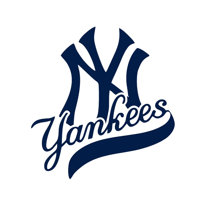 New York Yankees Baseball Team Logo Tapestry