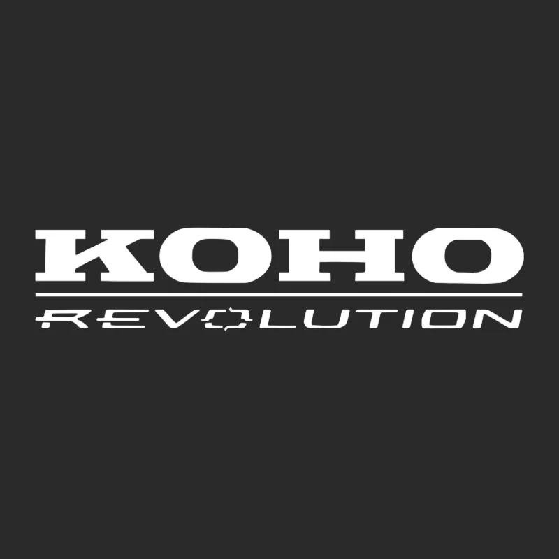KOHO Revolution White Text Logo Baseball Cap