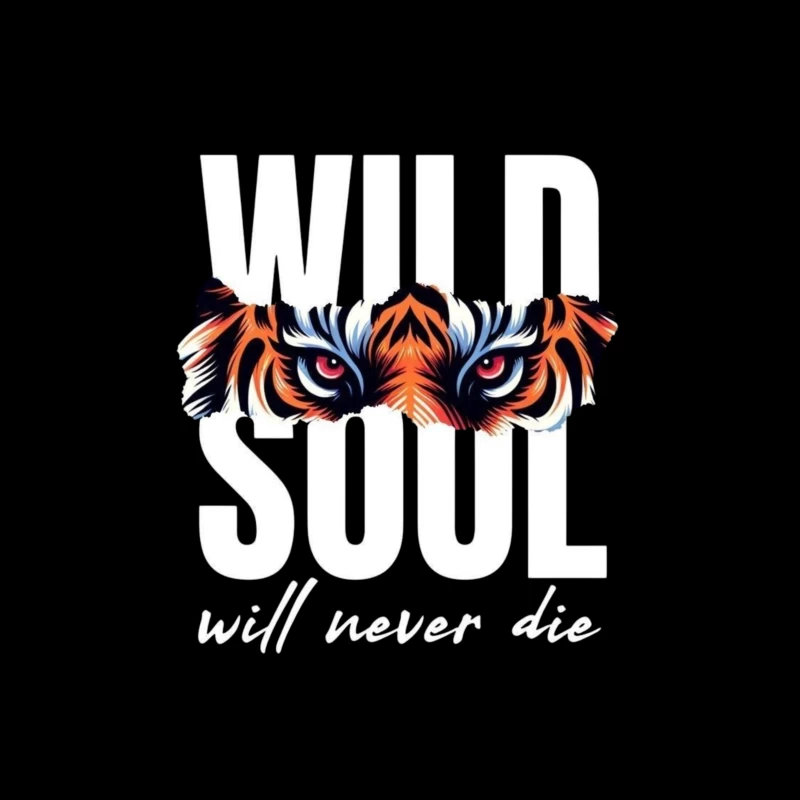 Wild Soul Inspiration with Tiger Art Tapestry