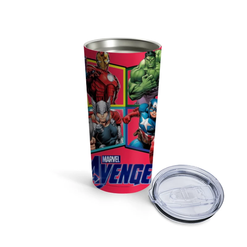 Marvel Avengers Comic Characters Travel Mug