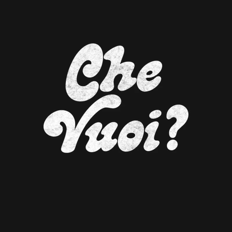Che Vuoi Italian Gesture Typography Design Female Long Sleeve T-Shirt