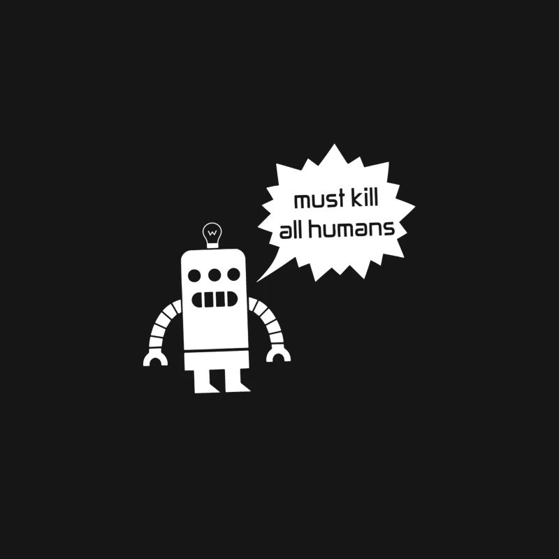 Must Kill All Humans Desk Mat