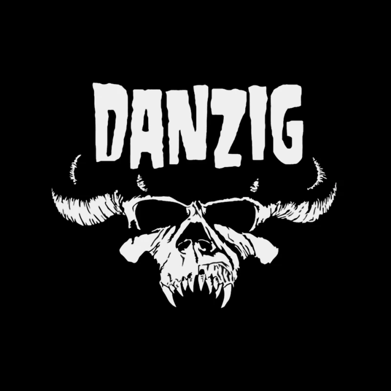 Danzig Band Gothic Skull Logo Design Pin