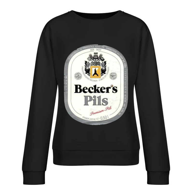 Becker's Beer Female Pullover Sweatshirt