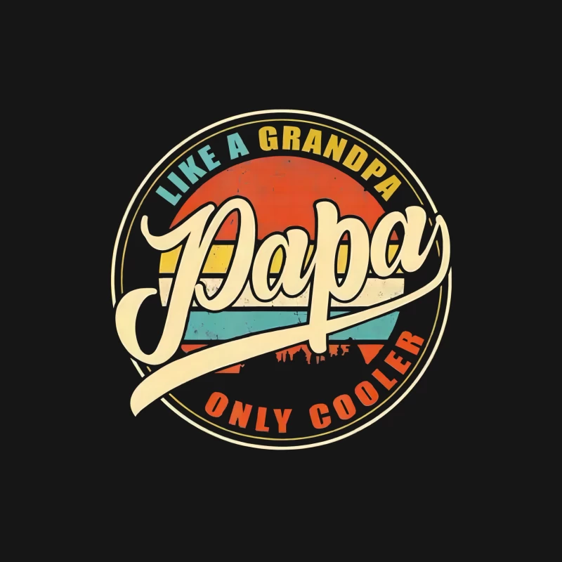 Papa wie ein cooler Opa Damen Langarm T-Shirt