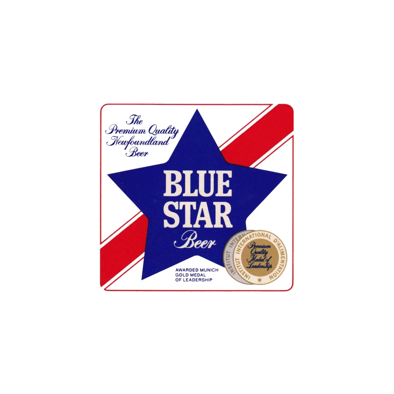 Blue Star Beer 22 Desk Mat