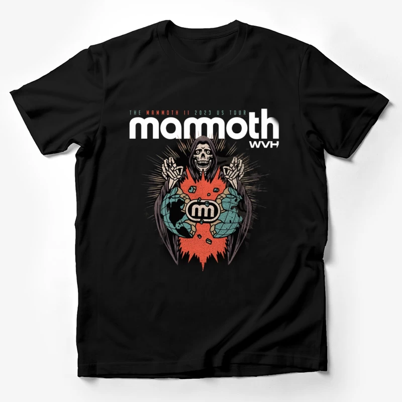 Mammoth Metal Festival 2023 Dark Gothic Poster Design Male T-Shirt