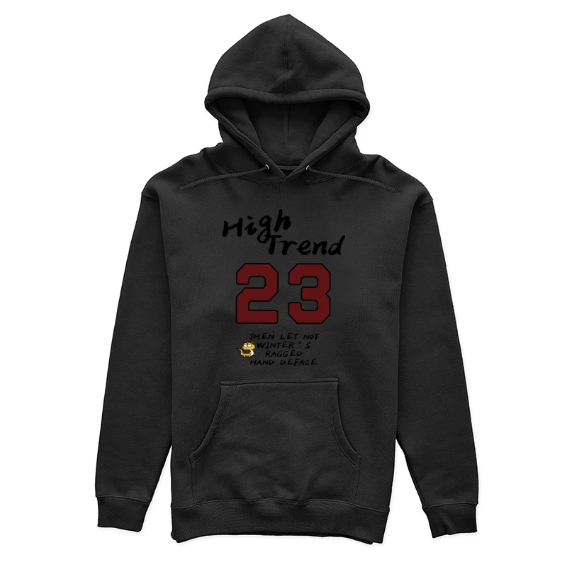 Nummer 23 Design mit Comicfigur Damen Pullover Hoodie