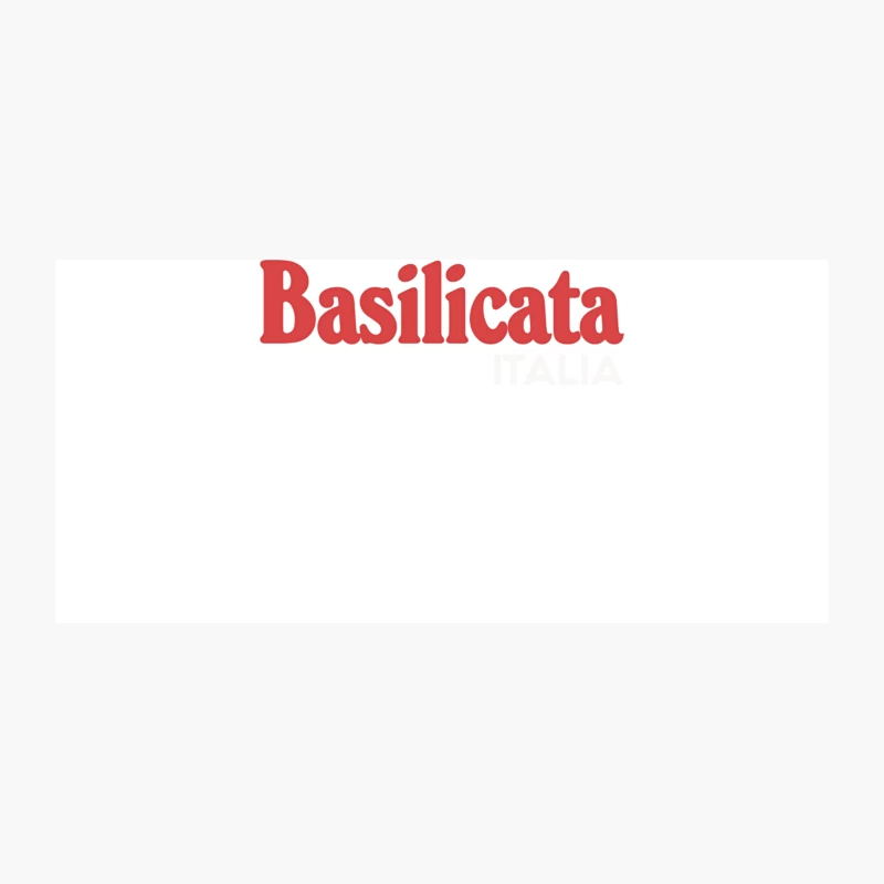 Basilicata  Italia Typography Region Design Coffee Mug