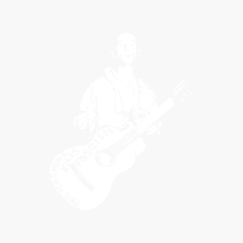 Woody Guthrie This Machine Kills Fascists Cotton Tote Bag