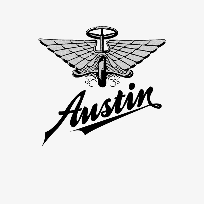 Vintage Austin Motorcycle Company Winged Logo Design Female Long Sleeve T-Shirt