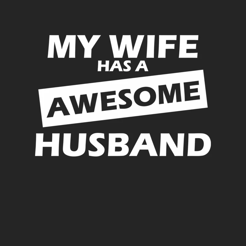 AWESOME HUSBAND Male Pullover Sweatshirt