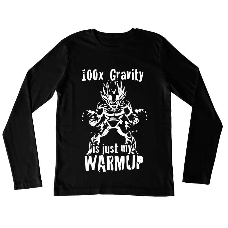 100 Times Gravity Female Long Sleeve T-Shirt