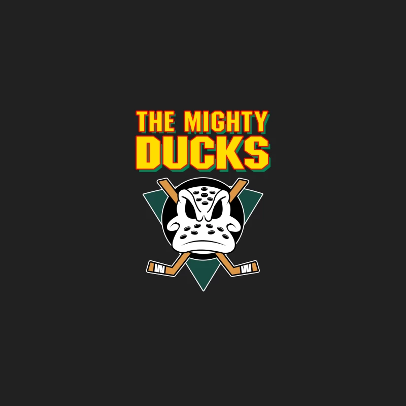 Mighty Ducks Hockey Team Cartoon Logo Bucket Hat
