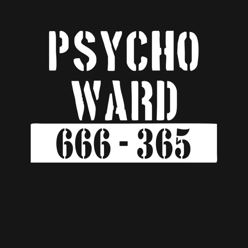 Psycho Ward  Funny  fancy dress horror Halloween mental health Mouse Pad