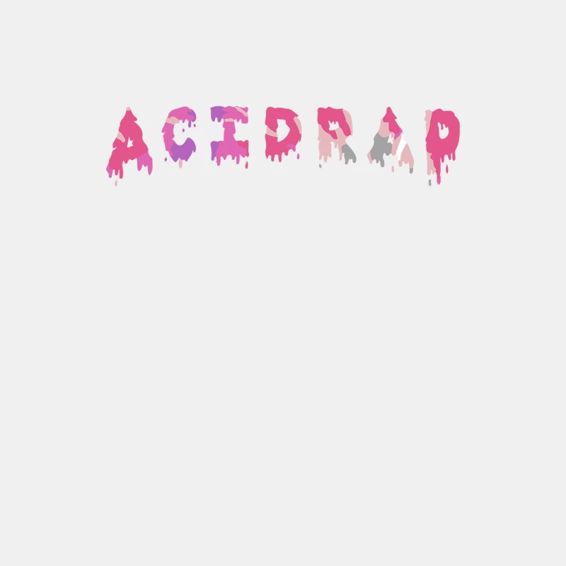 Melting Pink Text Typography Male Tank Top