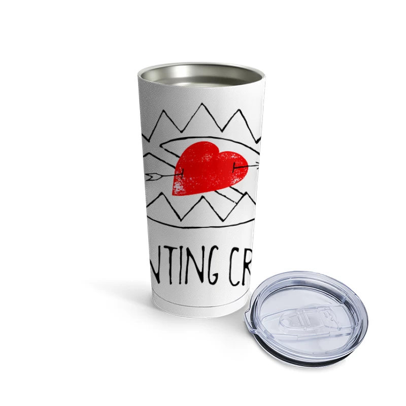 Counting Crows White Love Trap Travel Mug