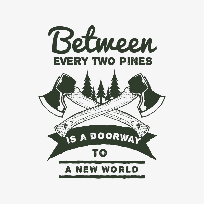 Nature et aventure entre les pins Femme Manches Longues T-Shirt