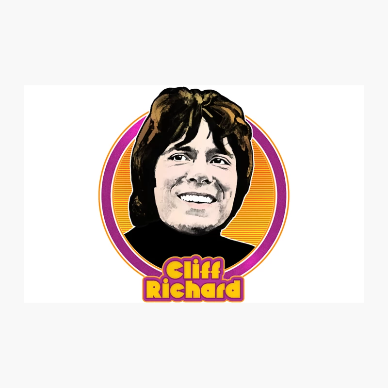 Cliff Richard  1970s Style Fan Design Travel Mug