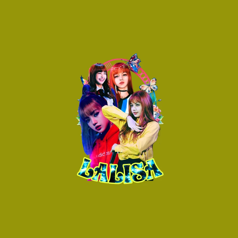 Collage of a K-Pop Female Artist Travel Mug