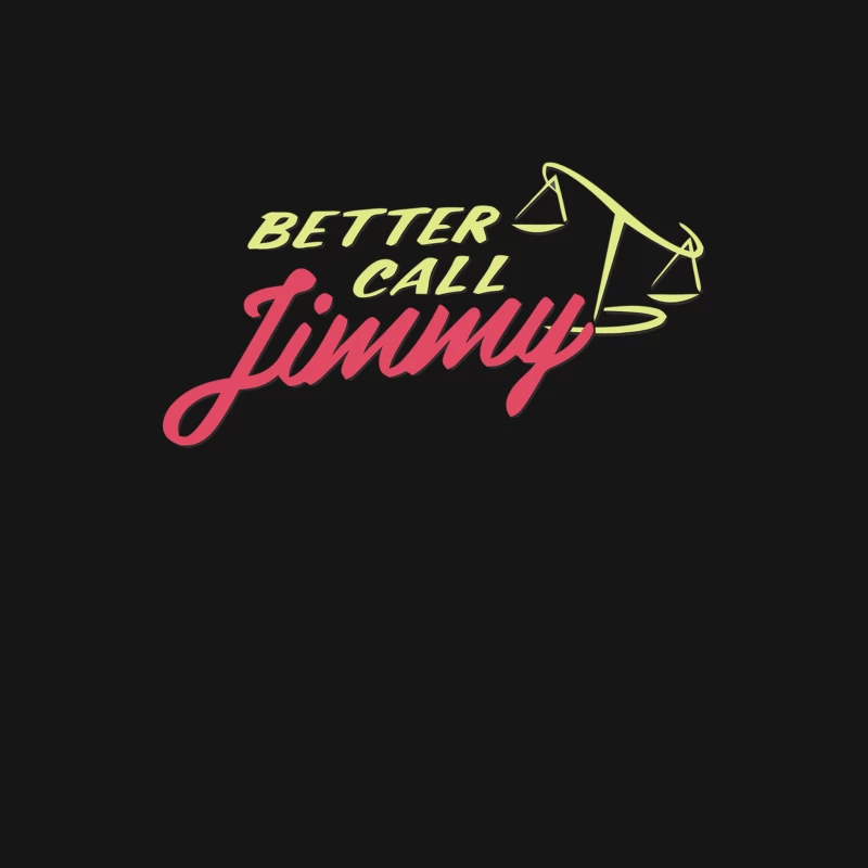 Better Call Jimmy: Legal Logo with Scales of Justice Female Long Sleeve T-Shirt