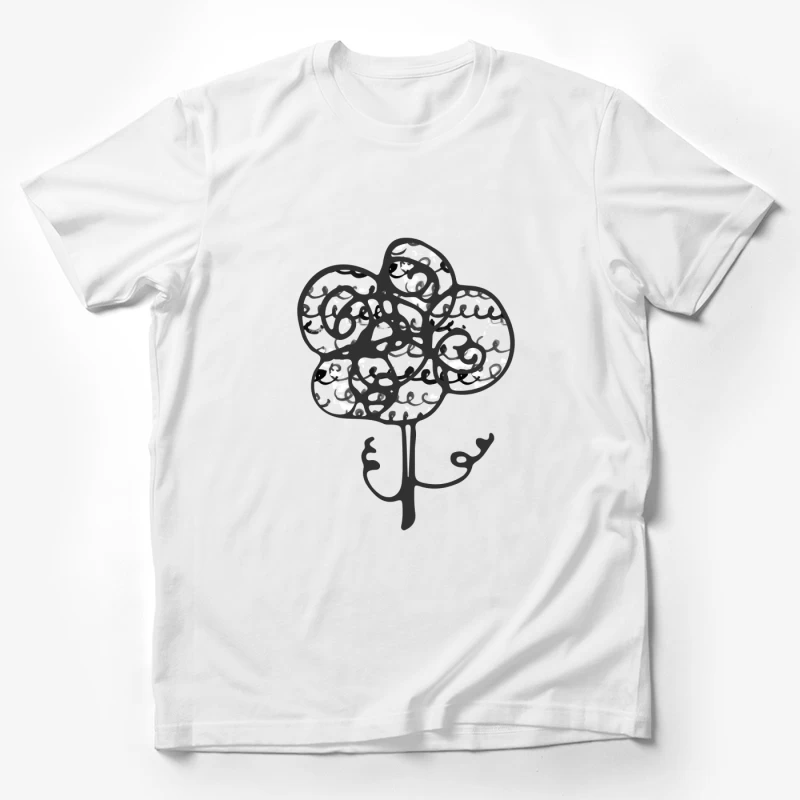 Motif floral à motifs Homme T-Shirt