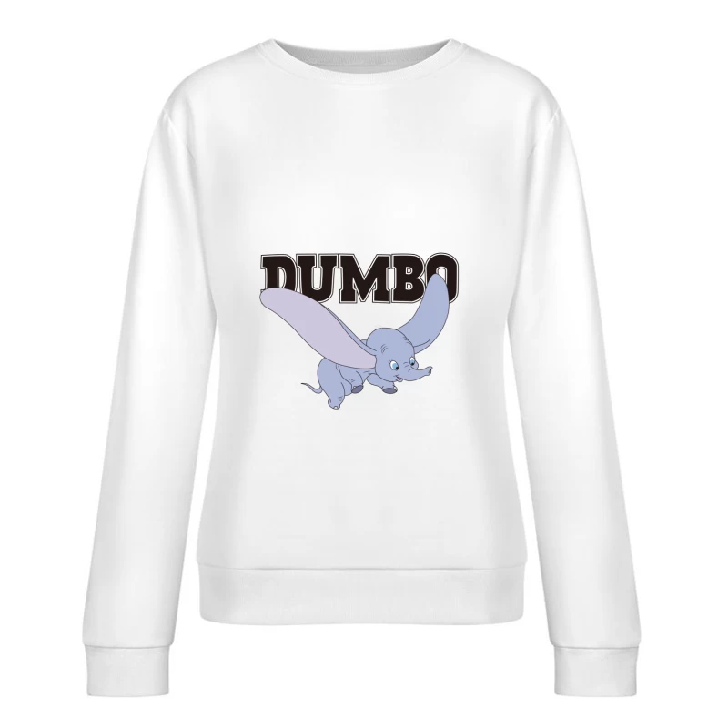 Dumbo Fliegender Elefant Damen Pullover Sweatshirt