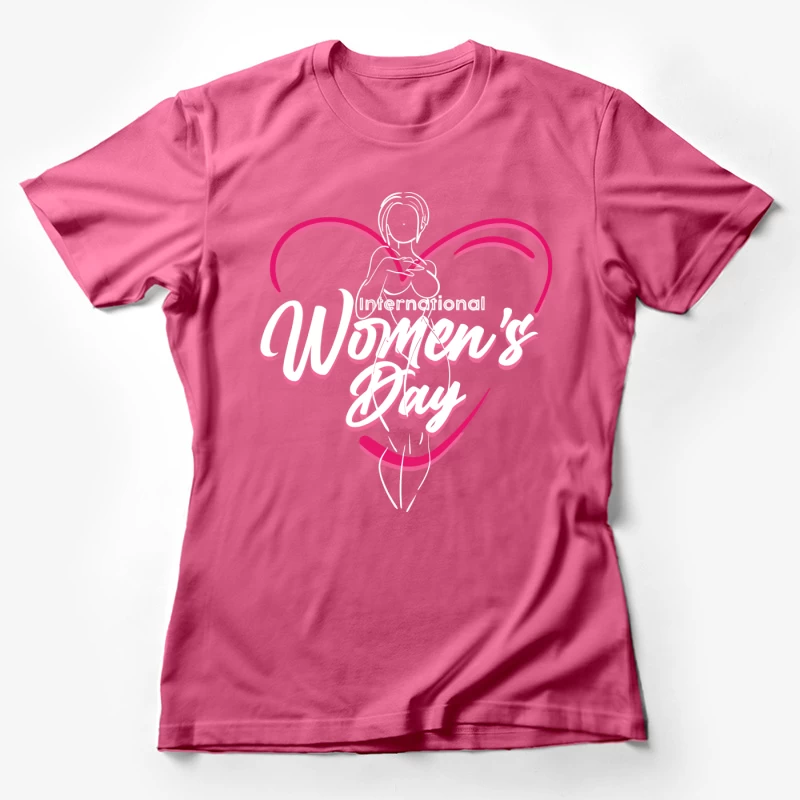 Elegant International Women's Day Design Female T-Shirt