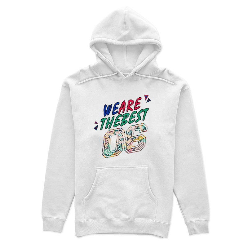 Kunstvolles Design mit Zahlen und Buchstaben Damen Pullover Hoodie
