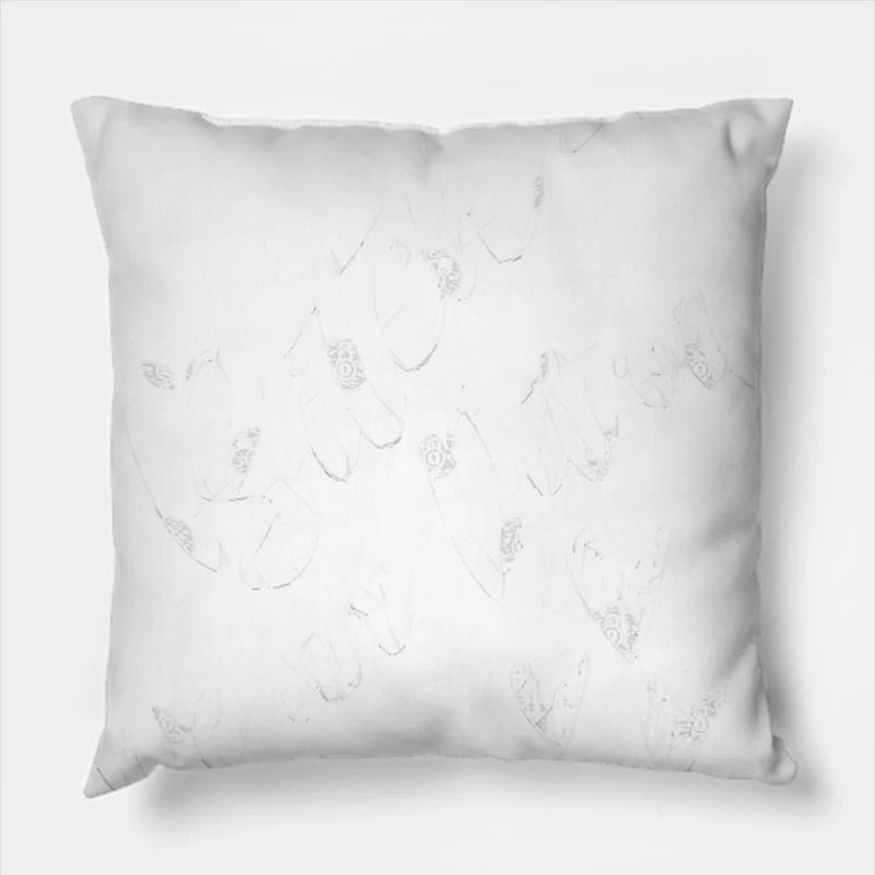 Bitch - We are Detroit  Slogan Design Throw Pillow