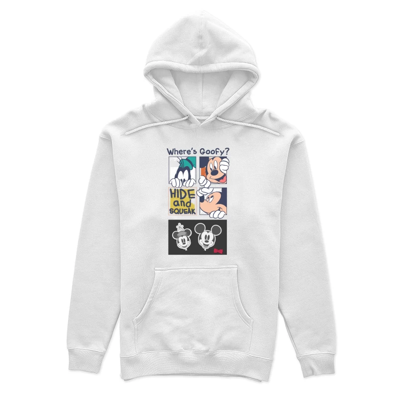 Wo ist Goofy? Verstecken und Quietschen Damen Pullover Hoodie
