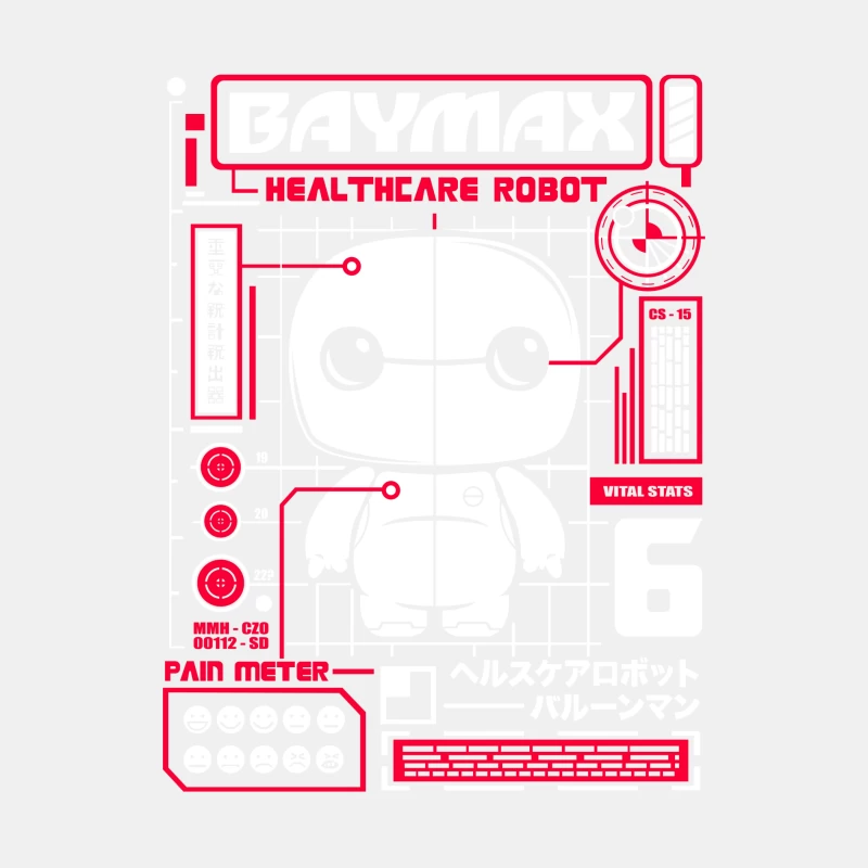Baymax - Healthcare Robot from Disney Animation Male Tank Top