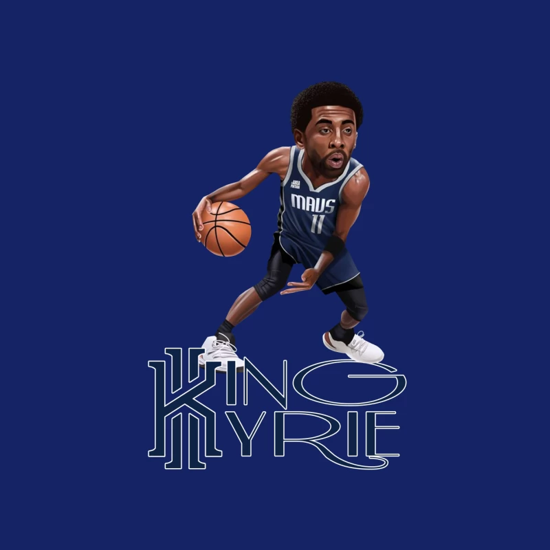 Dallas Mavericks - Kyrie Irving - KING KYRIE Mouse Pad