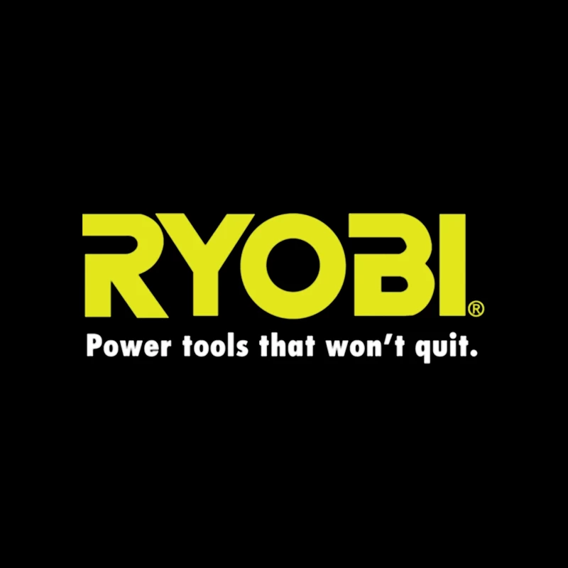 Ryobi Power Tools Corporate Logo with Slogan Mouse Pad