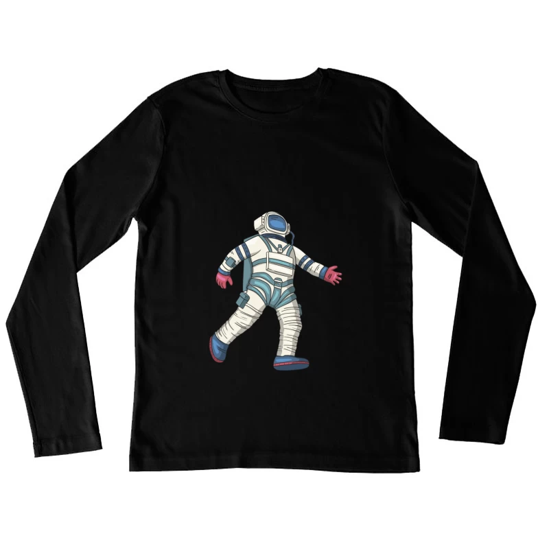 Astronaut im Raumanzug Damen Langarm T-Shirt