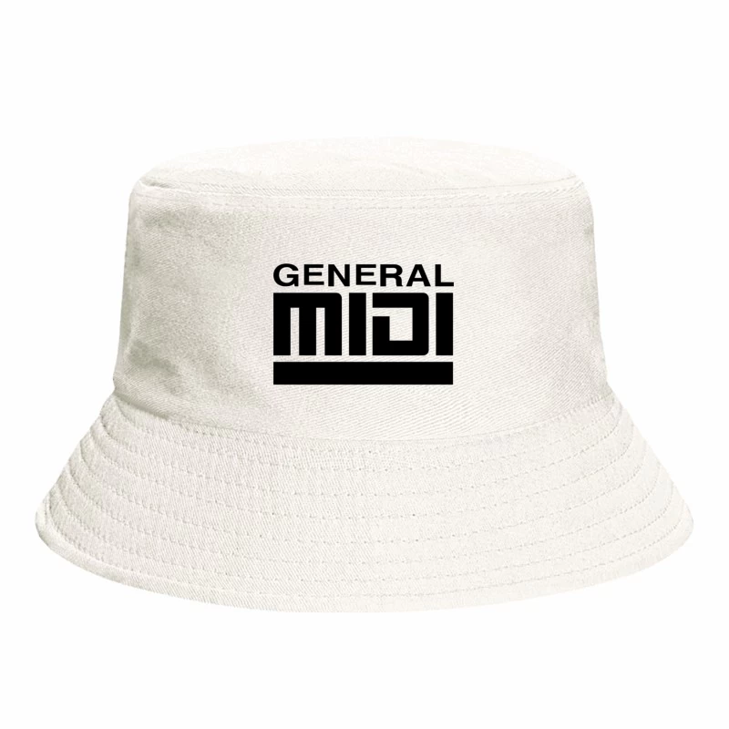 General MIDI Digital Audio Technology Logo Bucket Hat