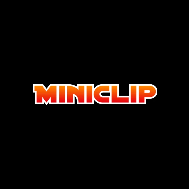 Miniclip Gaming Company Logo in Orange and Red Gradient Typography Coffee Mug